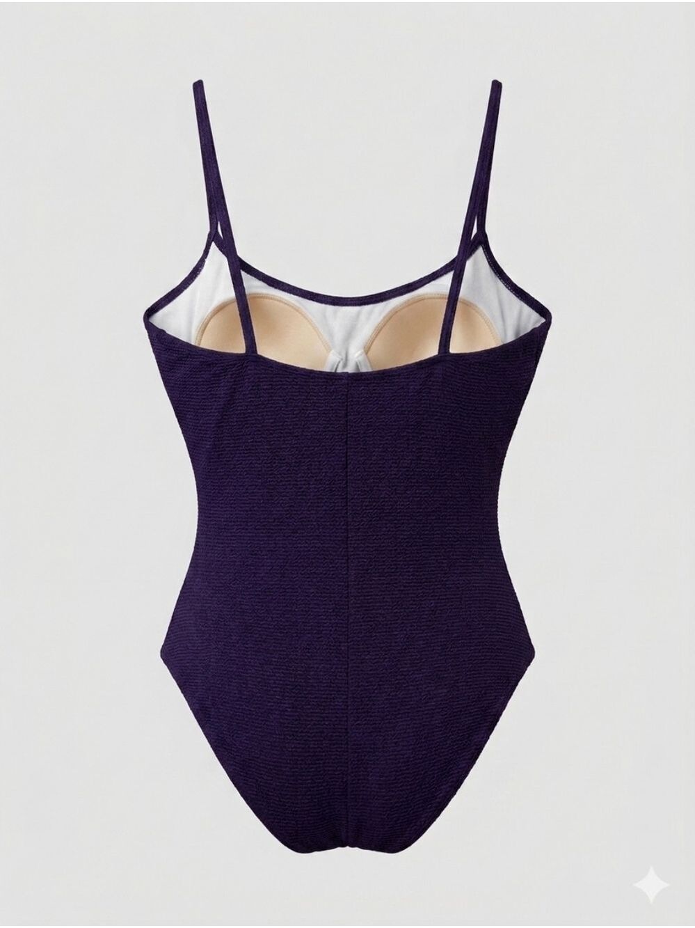 It Figures! Vintage 90s One Piece Swimsuit Navy Size 10 - Picture 3 of 7